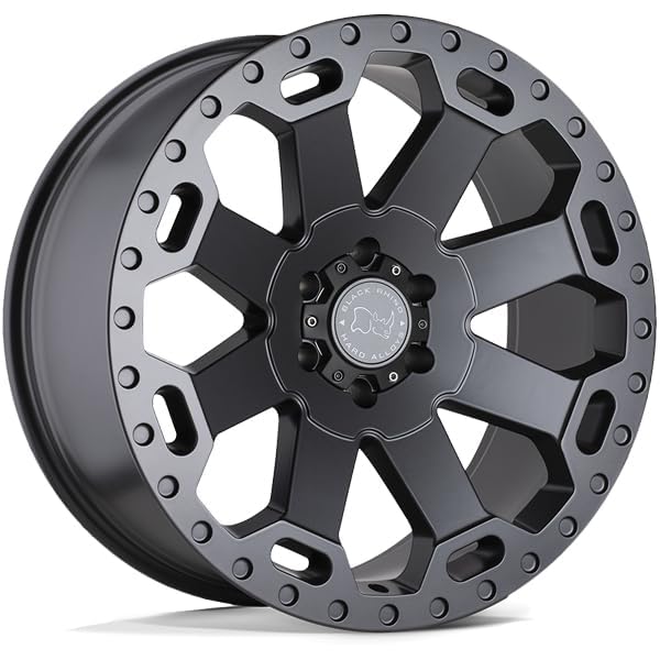 Amazon.com: Black Rhino Hard Alloys WARLORD 17X9 5X5.0 4.53-12mm